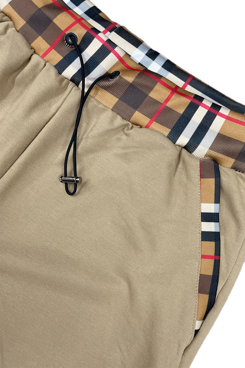 Checkered Detail Shorts